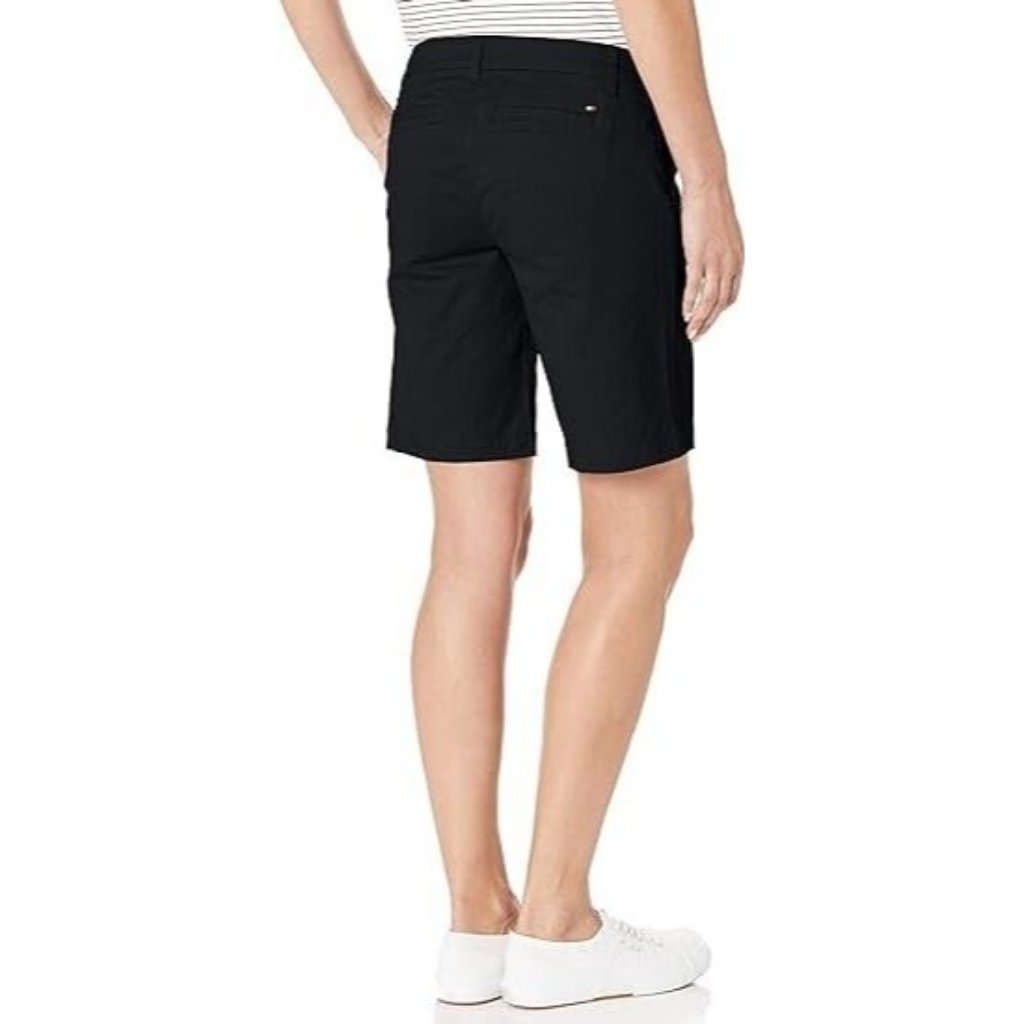 Nwt Tommy Hilfiger 4 Chino Black Hollywood Shorts 113399